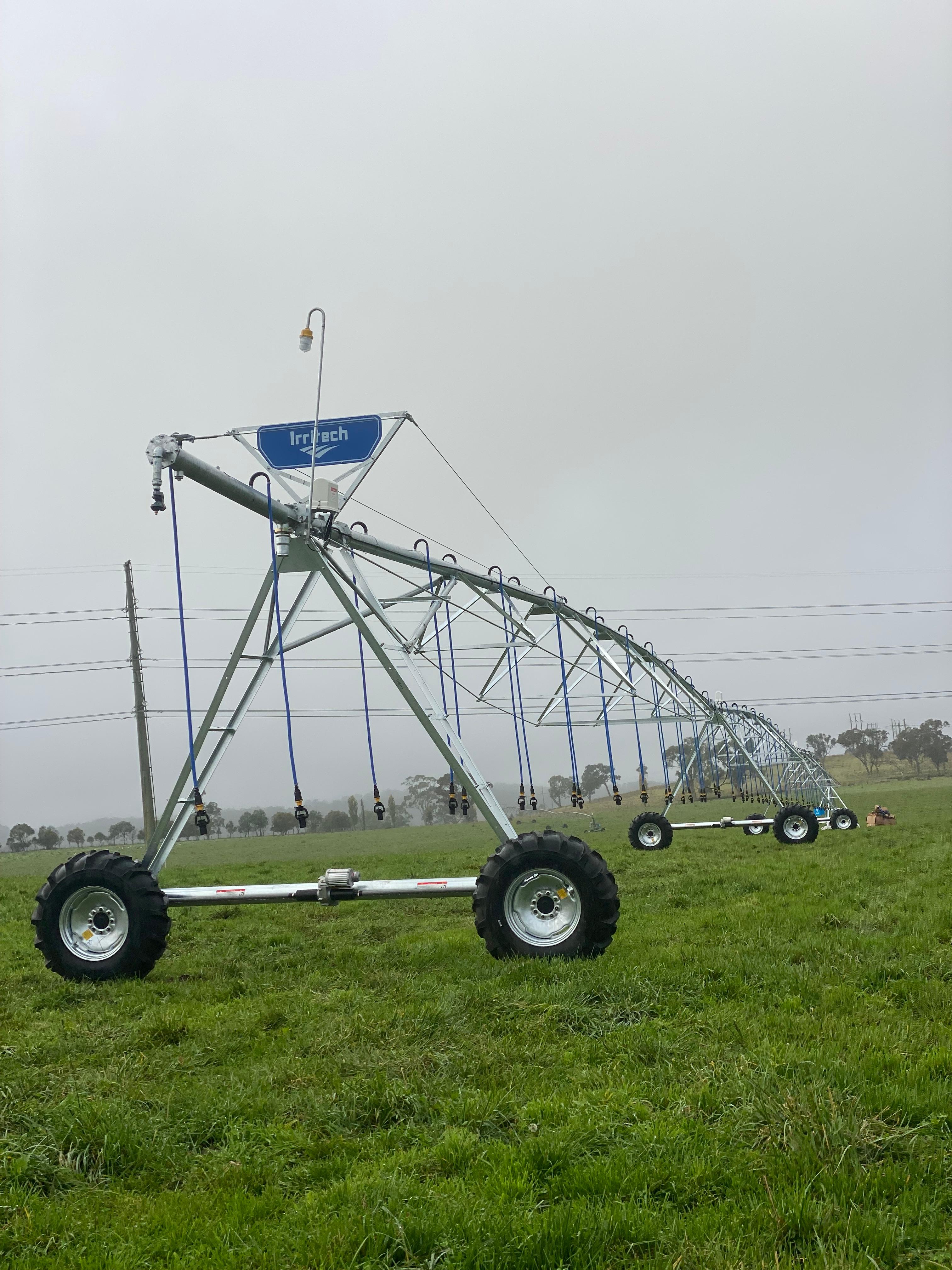 Centre pivot irrigation system at Armidale Council