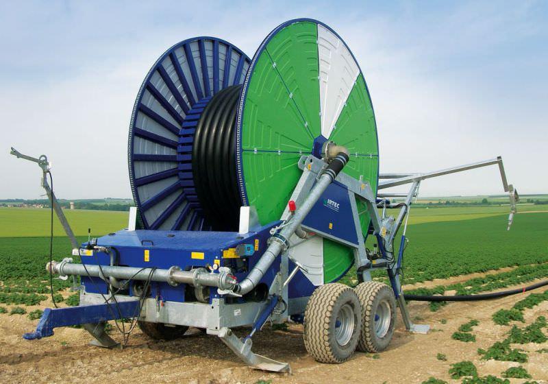 IRTEC FL09 hard hose irrigator technical view
