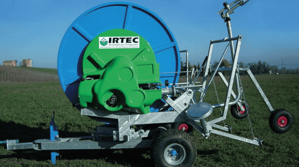 IRTEC hard hose irrigator deployed on an Australian farm